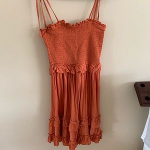 Orange Mini Sundress
